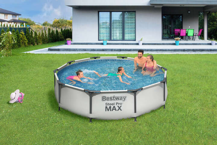 Bestway Steel Pro MAX™ Frame Pool Set mit Filterpumpe